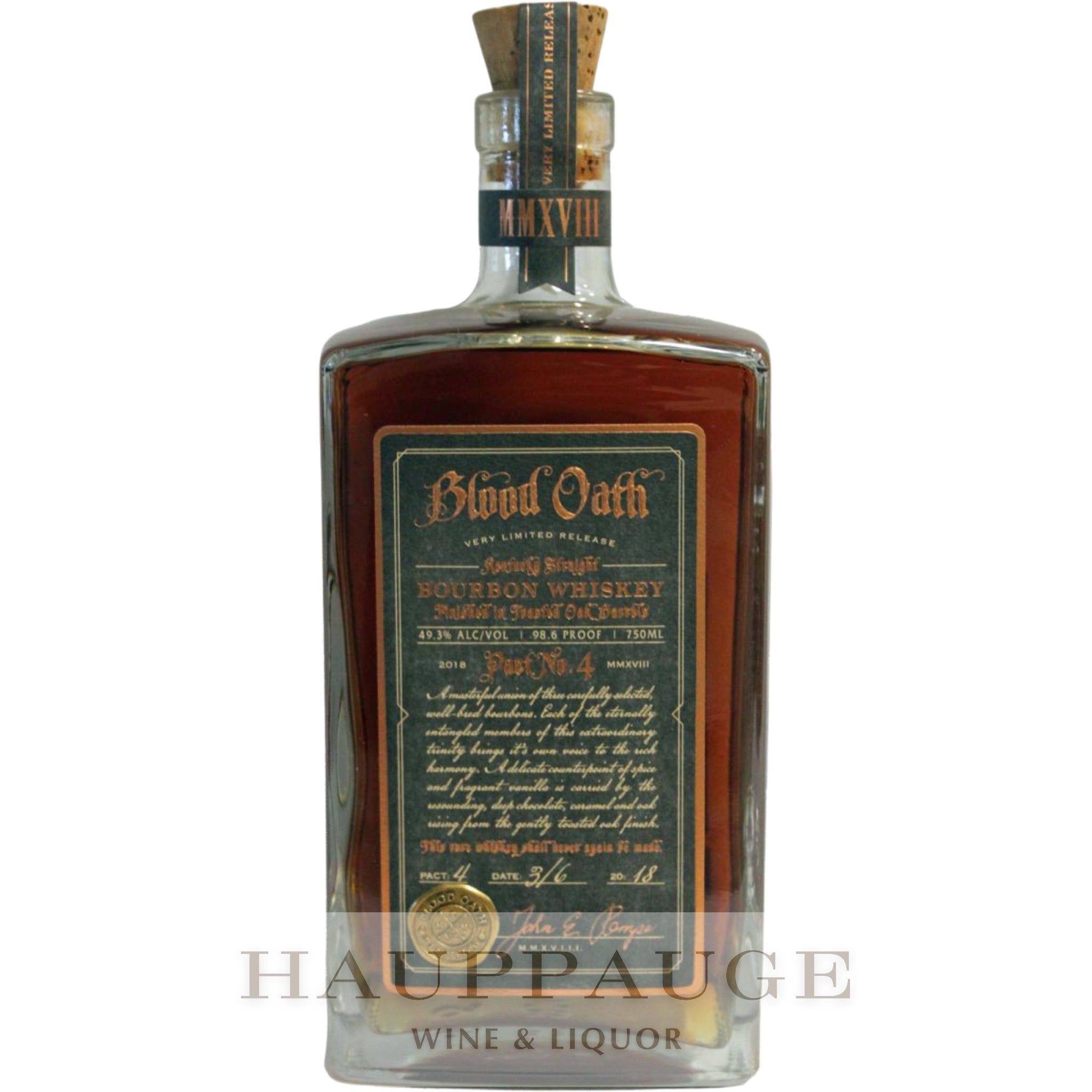 Blood Oath Pact No. 4 Bourbon