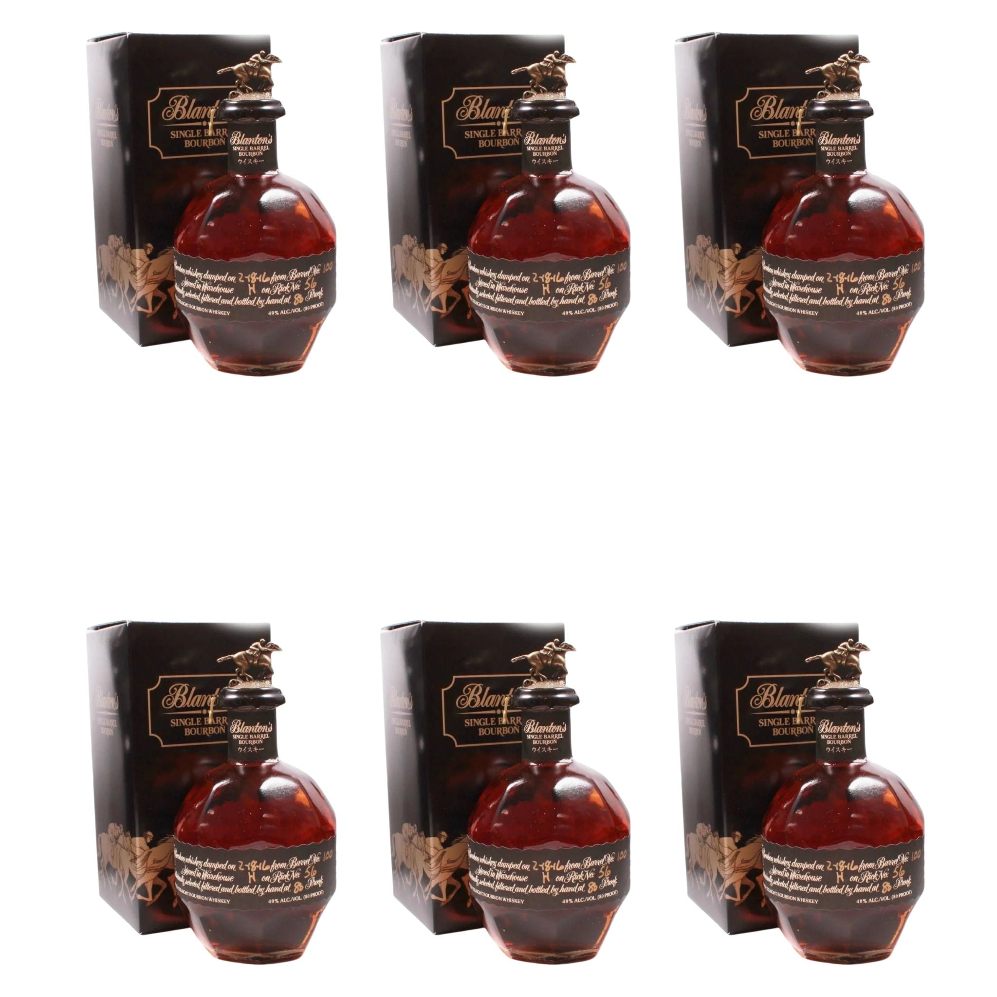 Blanton's Black Edition Bourbon 750ML (6 Bottles)