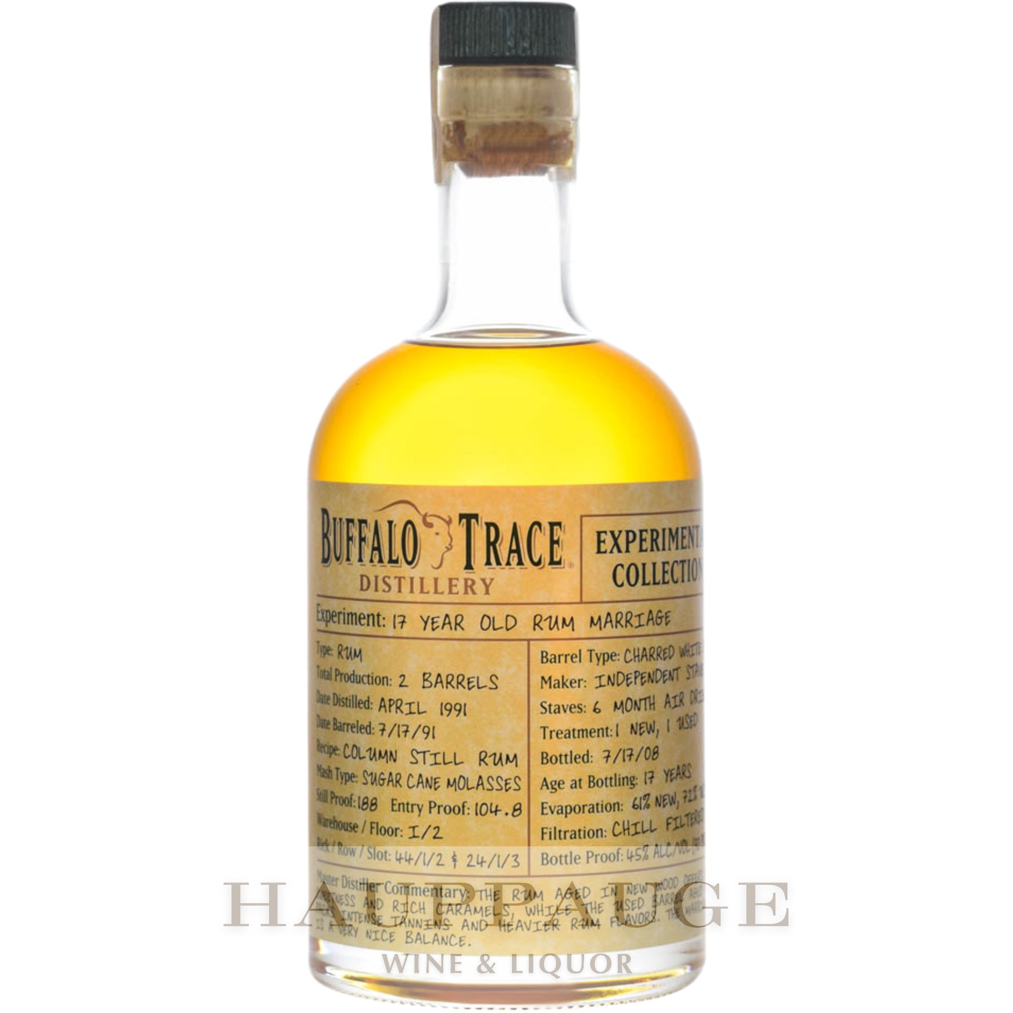Buffalo Trace Experimental Collection 2008 - 17-Year Rum Marriage (1 of 1)