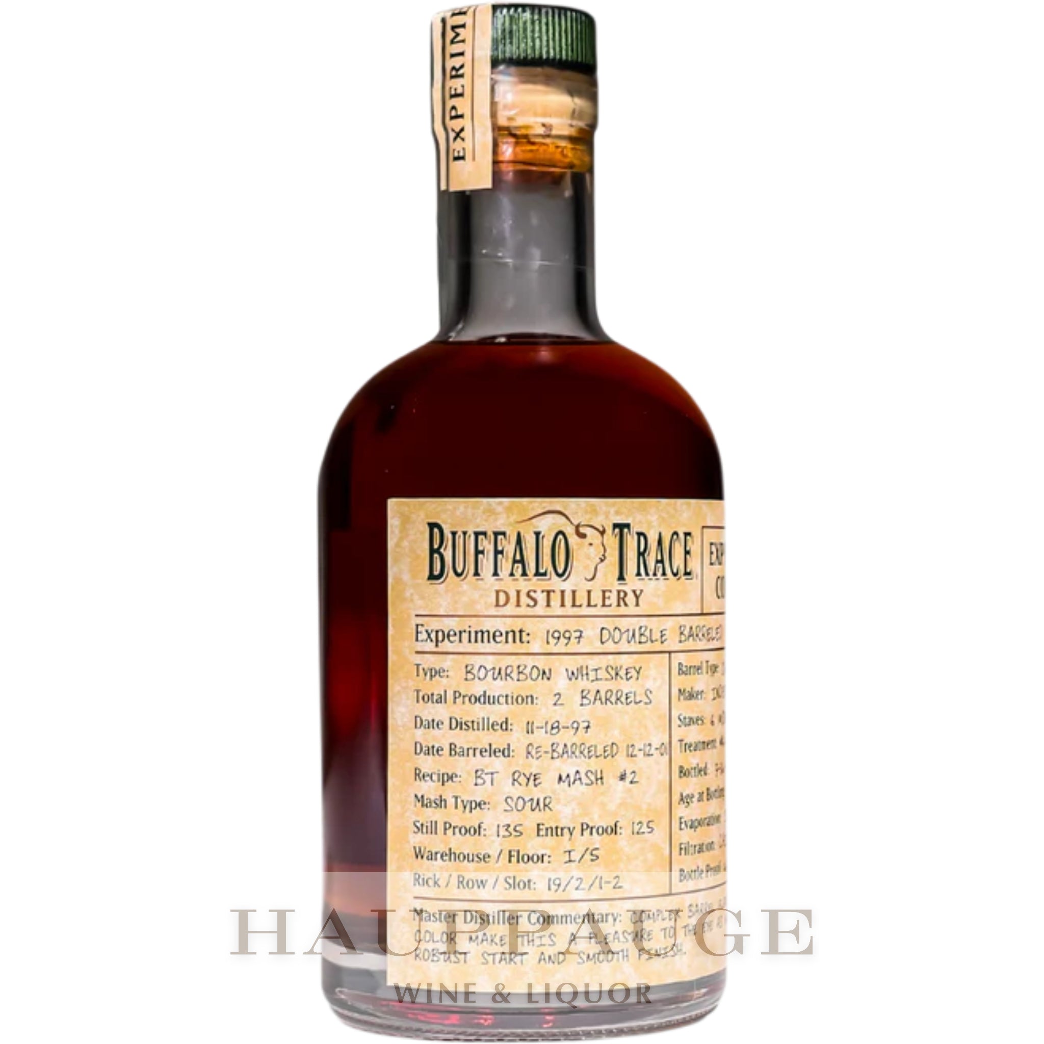 Buffalo Trace Experimental Collection 2009 - 1997 Double Barreled (2 of 2)