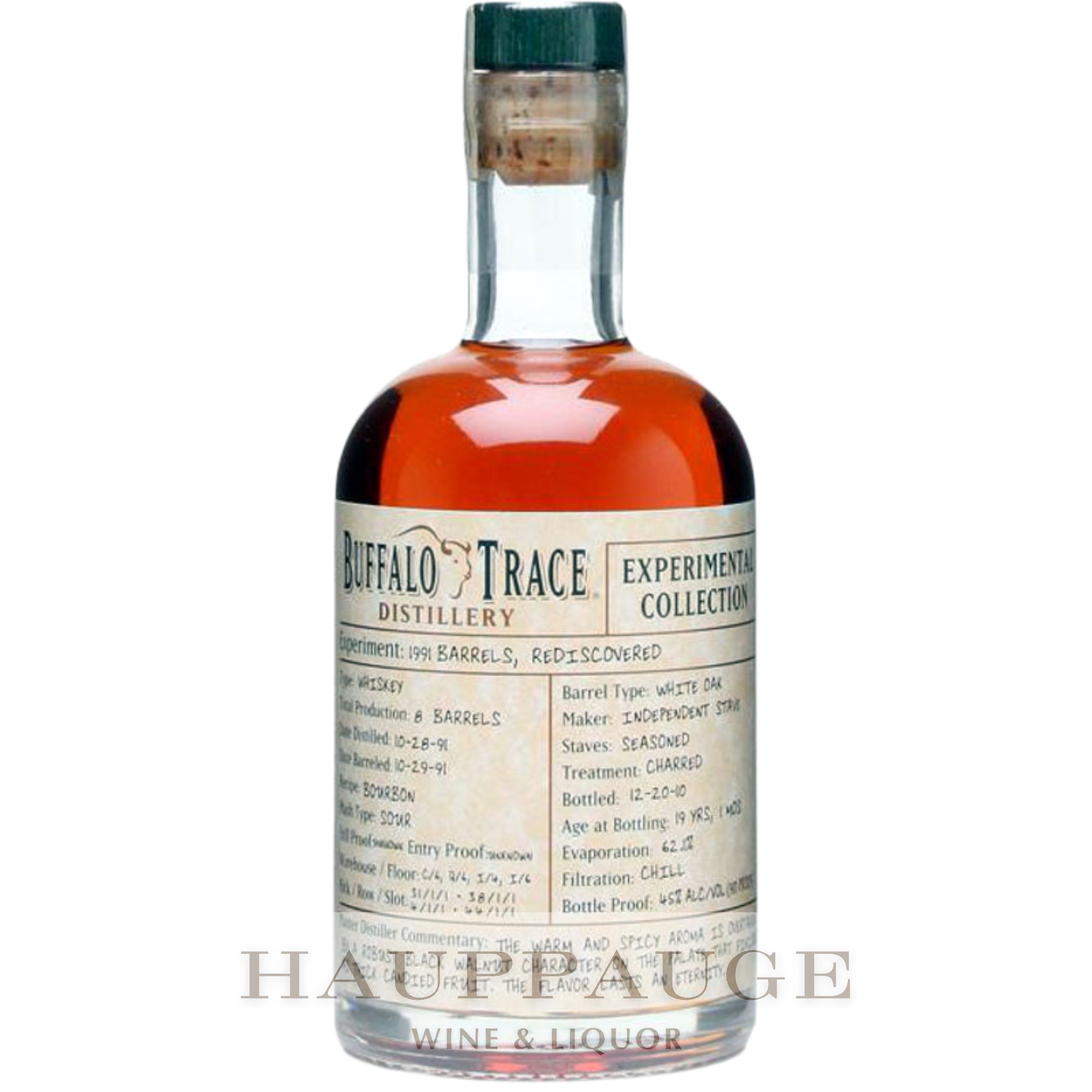 Buffalo Trace Experimental Collection 2011 - 1991 Barrels, Rediscovered (2 of 3)