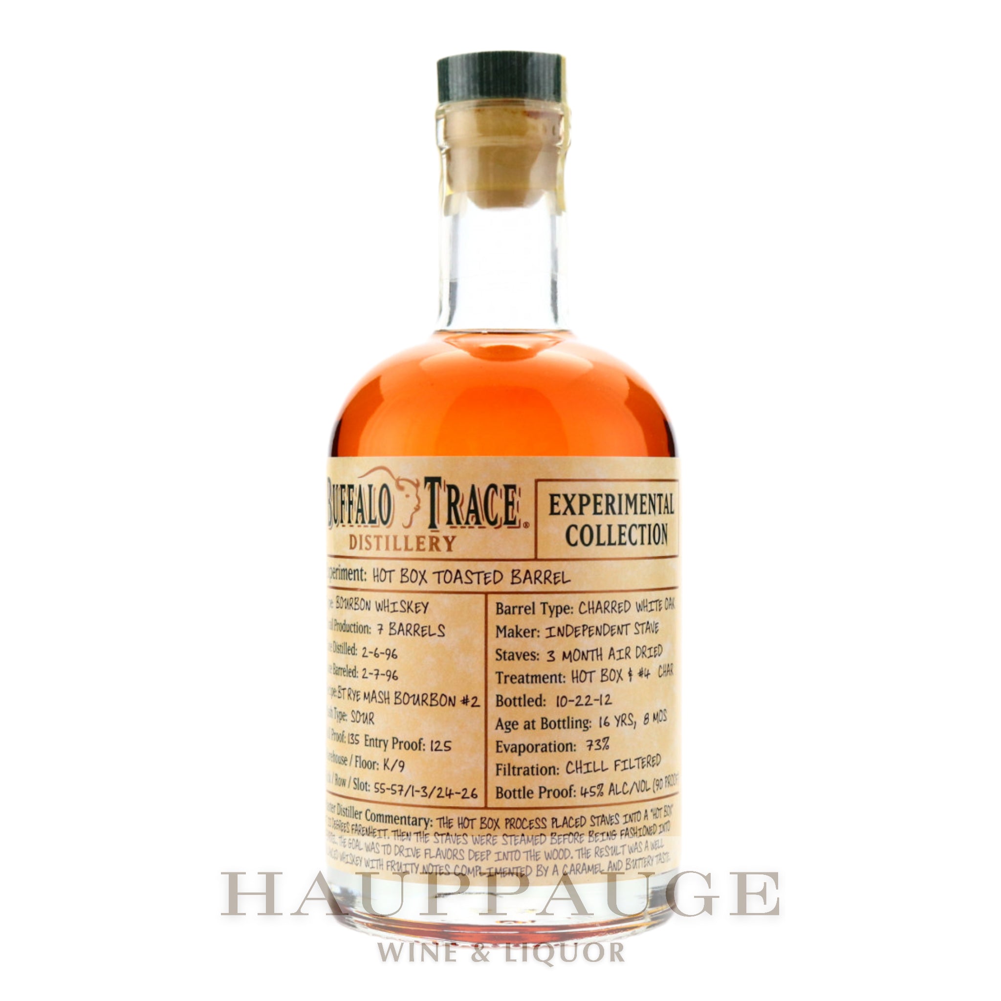 Buffalo Trace Experimental Collection 2013 - Hot Box Toasted Barrel (1 of 2)