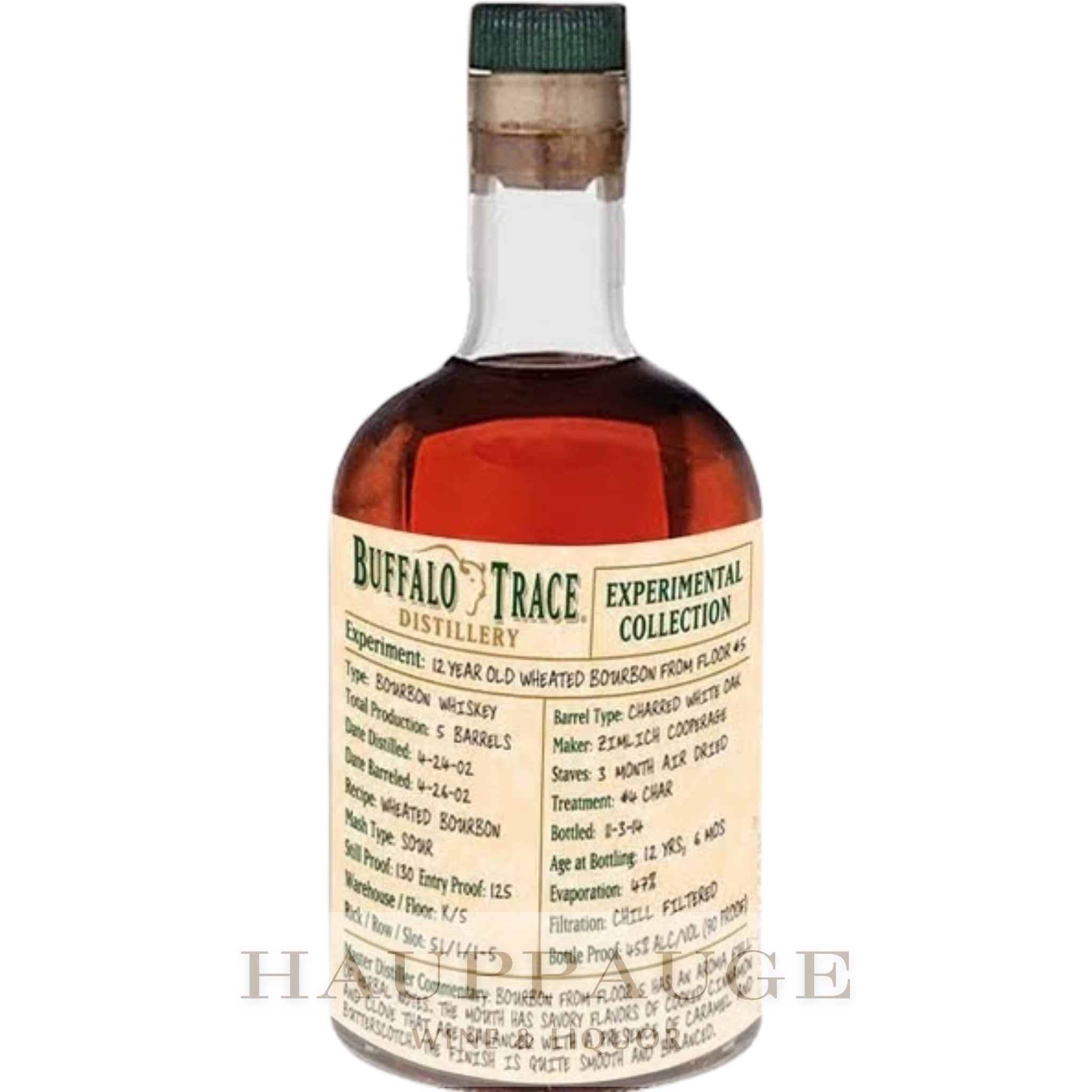 Buffalo Trace Experimental Collection 2014 - 12-Year Wheated Bourbon from Floor #5 (2 of 3)