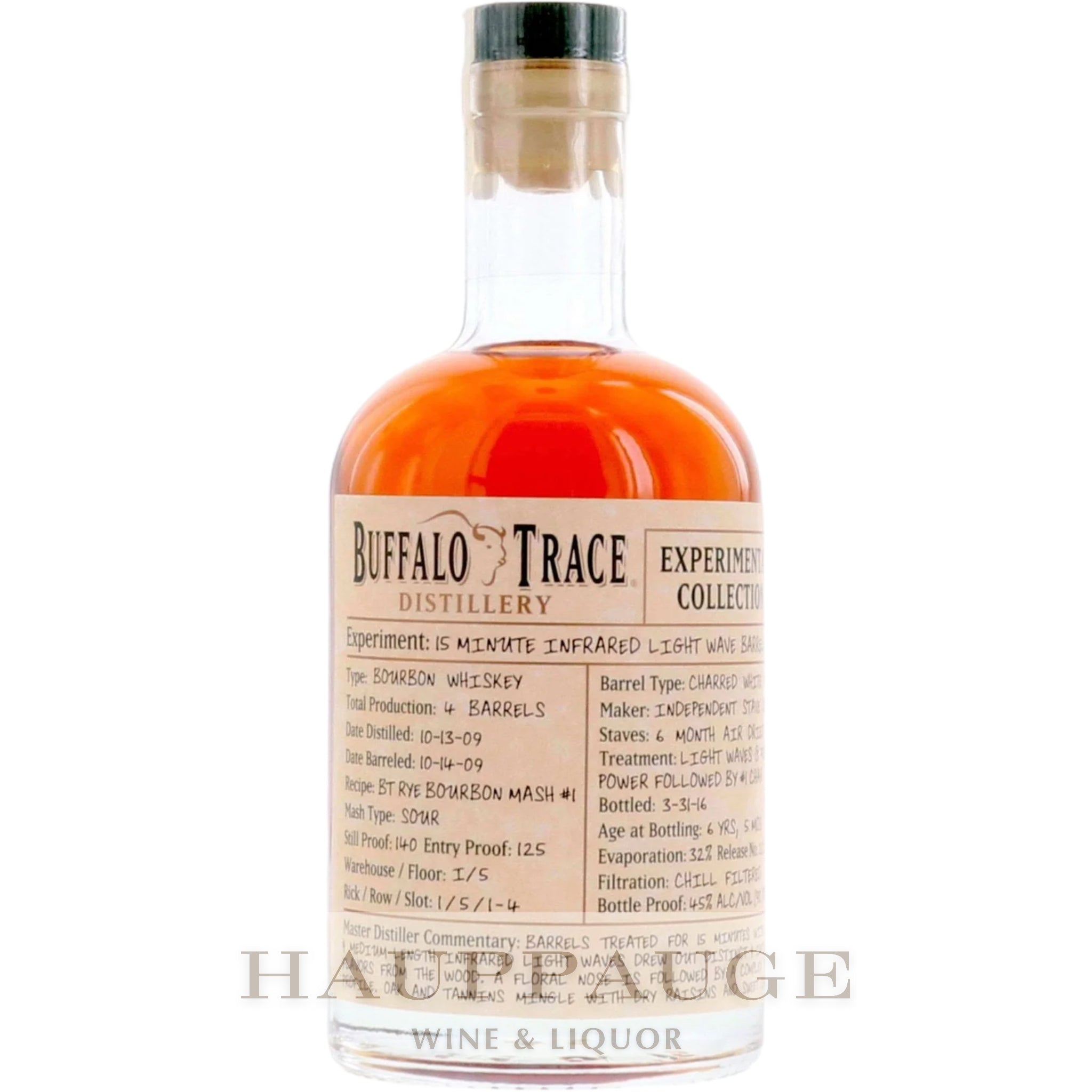 Buffalo Trace Experimental Collection 2016 - 15-Minute Infrared Light Wave Barrels (1 of 2)