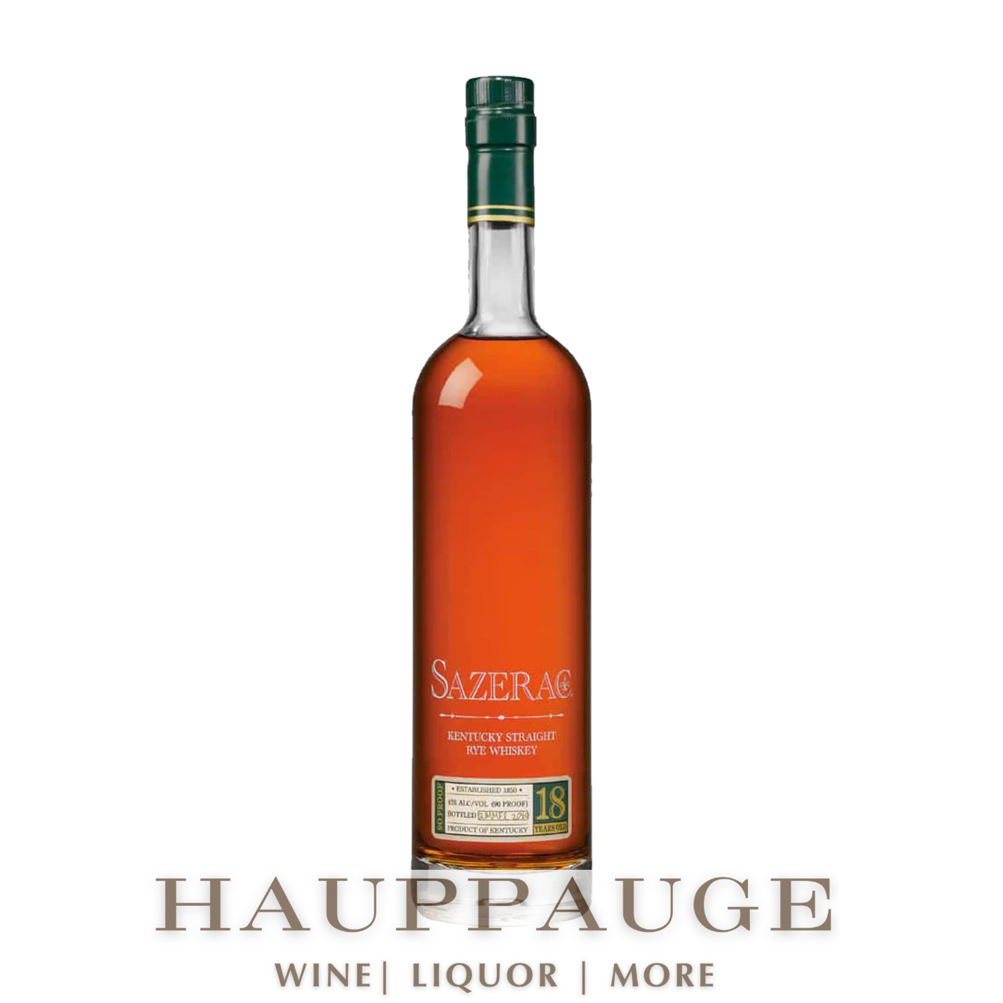 Sazerac Straight Rye 18 Year Whiskey