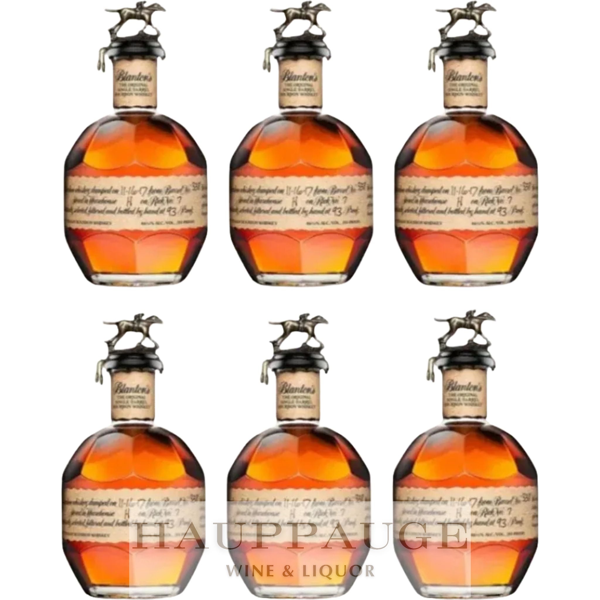 Blanton's Original Single Barrel Bourbon 750ML (6 Bottles)