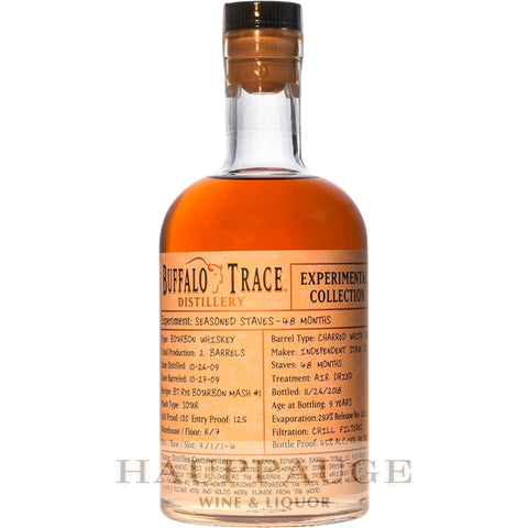 Buffalo Trace Experimental Collection 2018 - Seasoned Staves – 48 Months