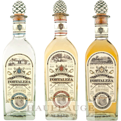 Fortaleza Blanco/Reposado/Añejo Tequila Set